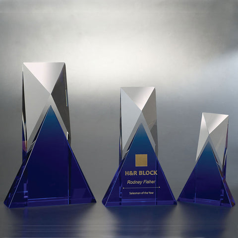 Crystal Mixx Award by Nik Meller Engraved Personalized