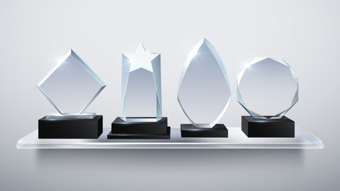 Recognizing Achievements Through Crystal Diamond Awards: Designs Engraved Sets the Standard