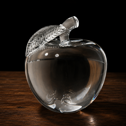 Crystal Liberty Apple 4"H Custom Engraved and Personalized