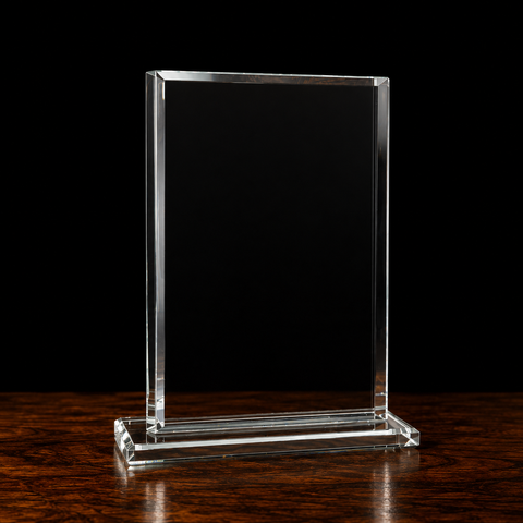 Rectangle Glass Award Engraved and Personalized