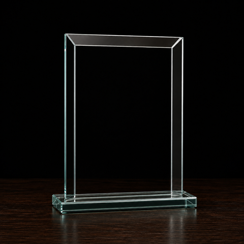 Rectangle Jade Glass Award Engraved and Personalized