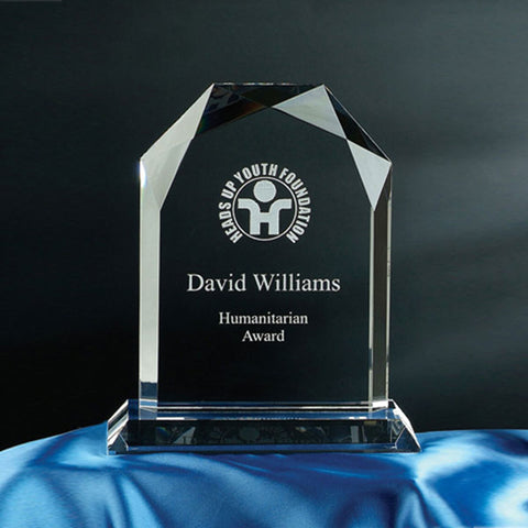 Crystal Bijou Award Engraved Personalized