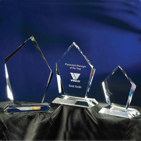 Crystal Summit Award Engraved and Personalized