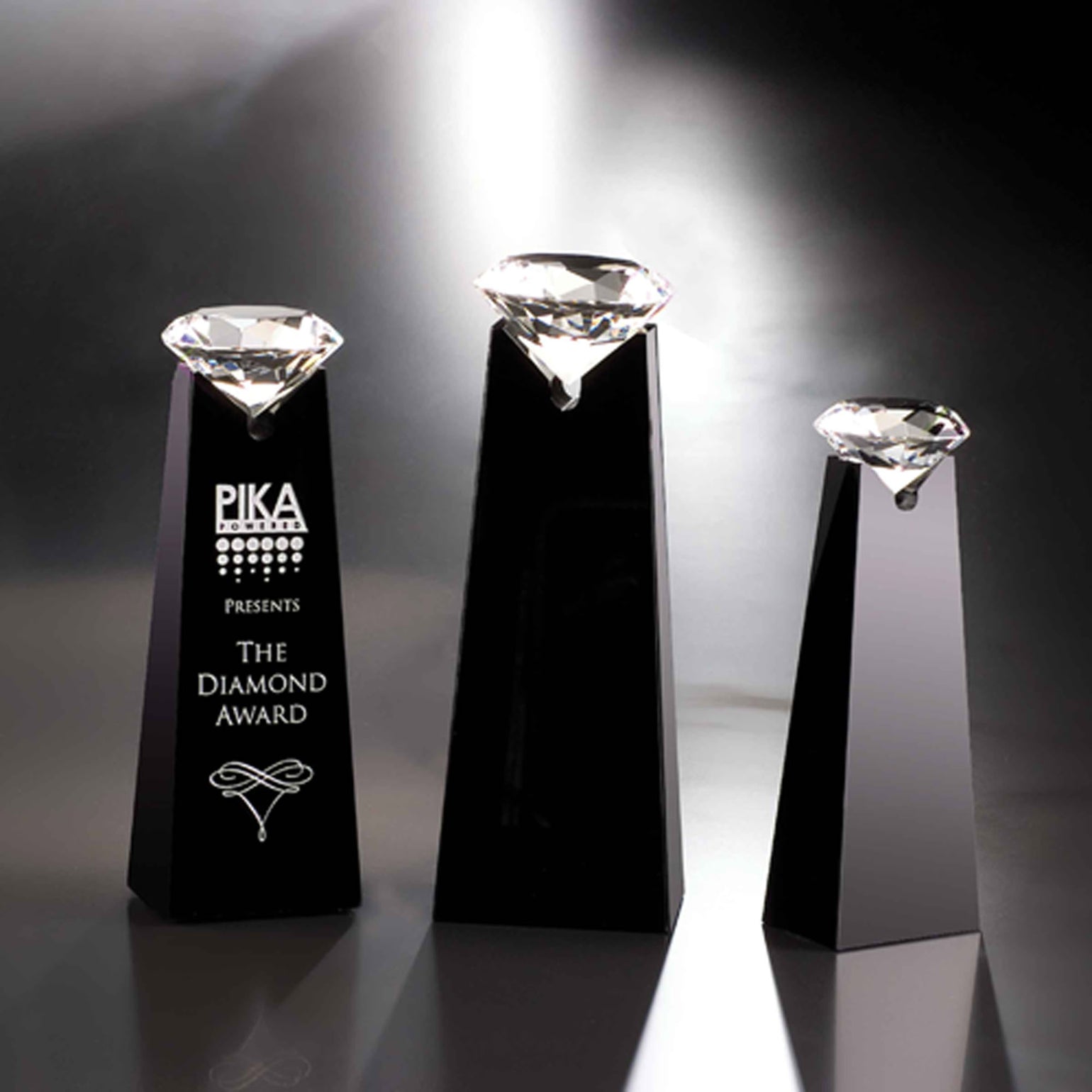 Shop Diamond Crystal Award Black Diamond Award Designs Engraved