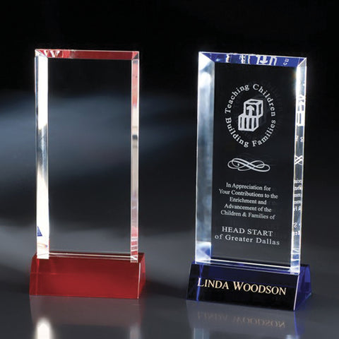 Crystal Irene Award Engraved and Personalized