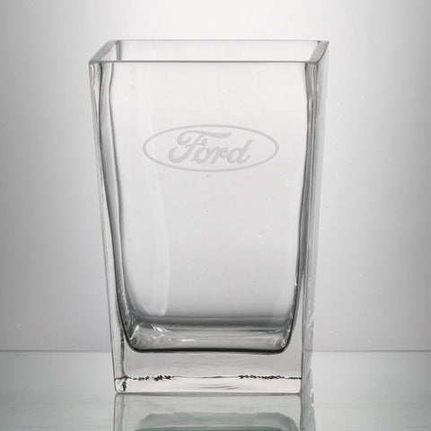 Crystal Lantana Vase 5 1/2"W x 8"H Engraved and Personalized