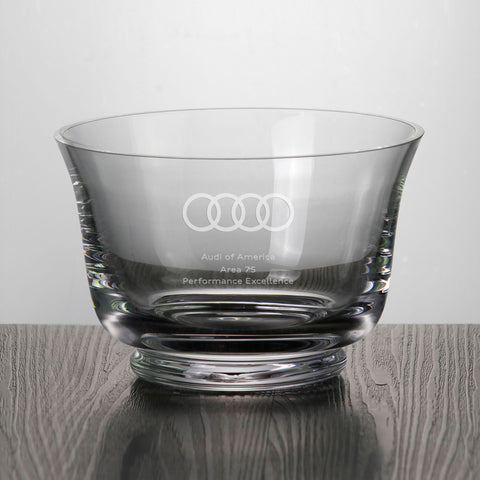 Crystal Revere Bowl 5"W x 3 1/2"H Engraved and Personalized