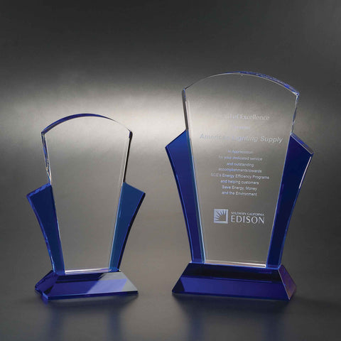 Crystal Envy Award by Nik Meller  Engraved and Personalized