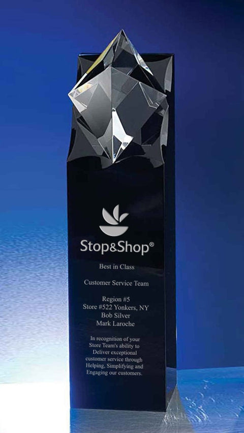 Crystal Diamond in the Rough Award Engraved and Personalized